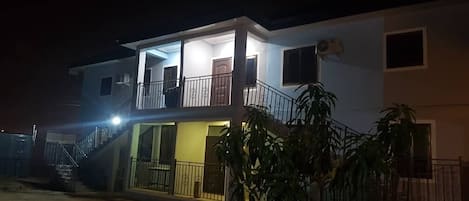 Front of property – evening/night