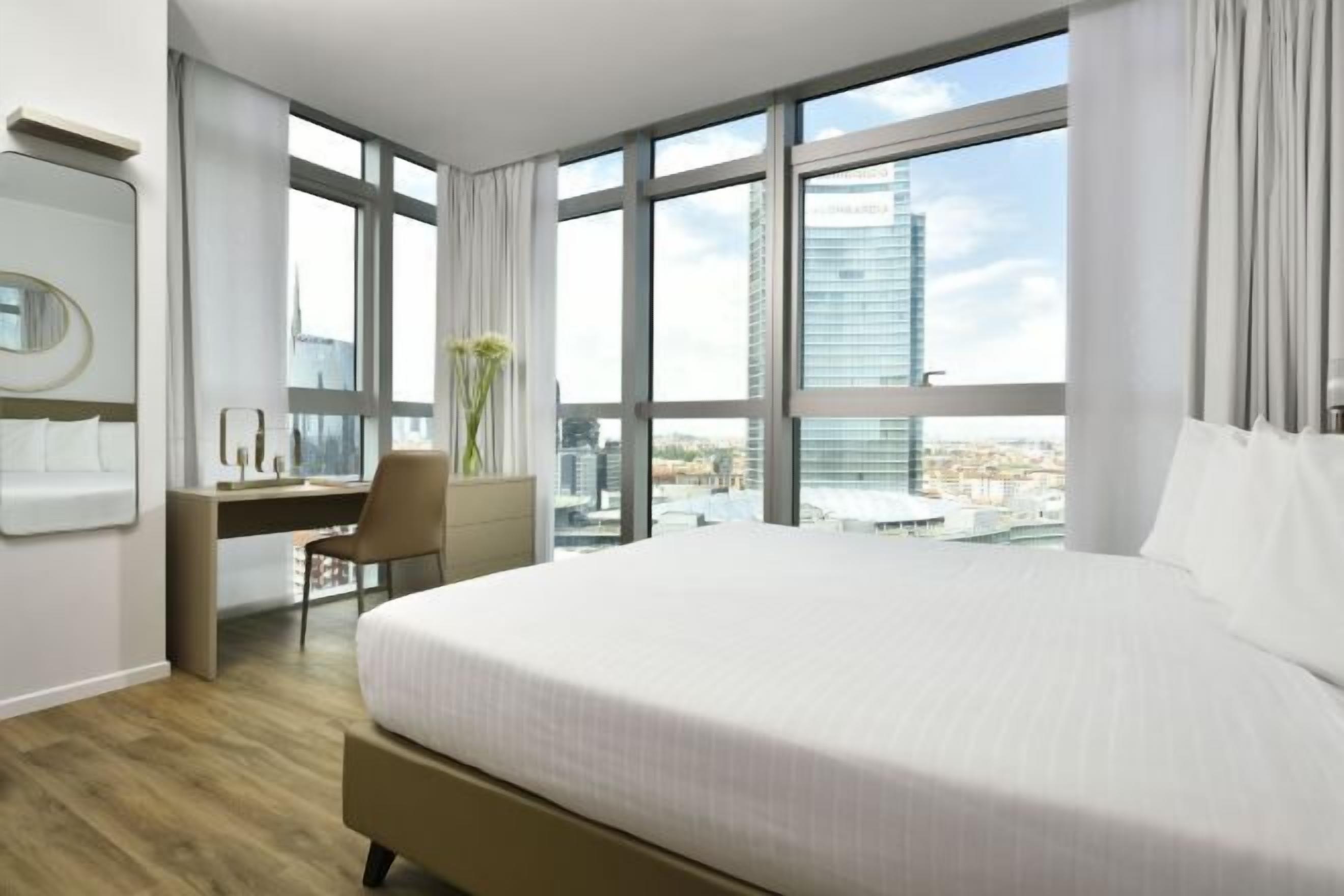 Premium bedding, down duvets, individually decorated