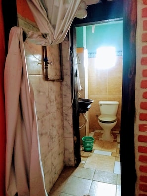 Shower, towels