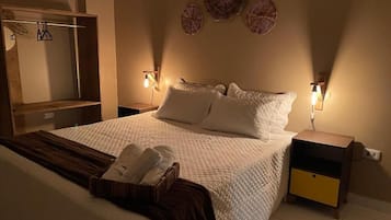 1 bedroom, blackout curtains, soundproofing, free WiFi