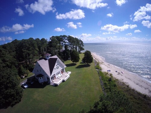 Chesapeake Bay et Lakefront maison avec plage privée