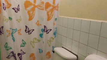 Triple Room | Bathroom | Shower, towels, soap, toilet paper