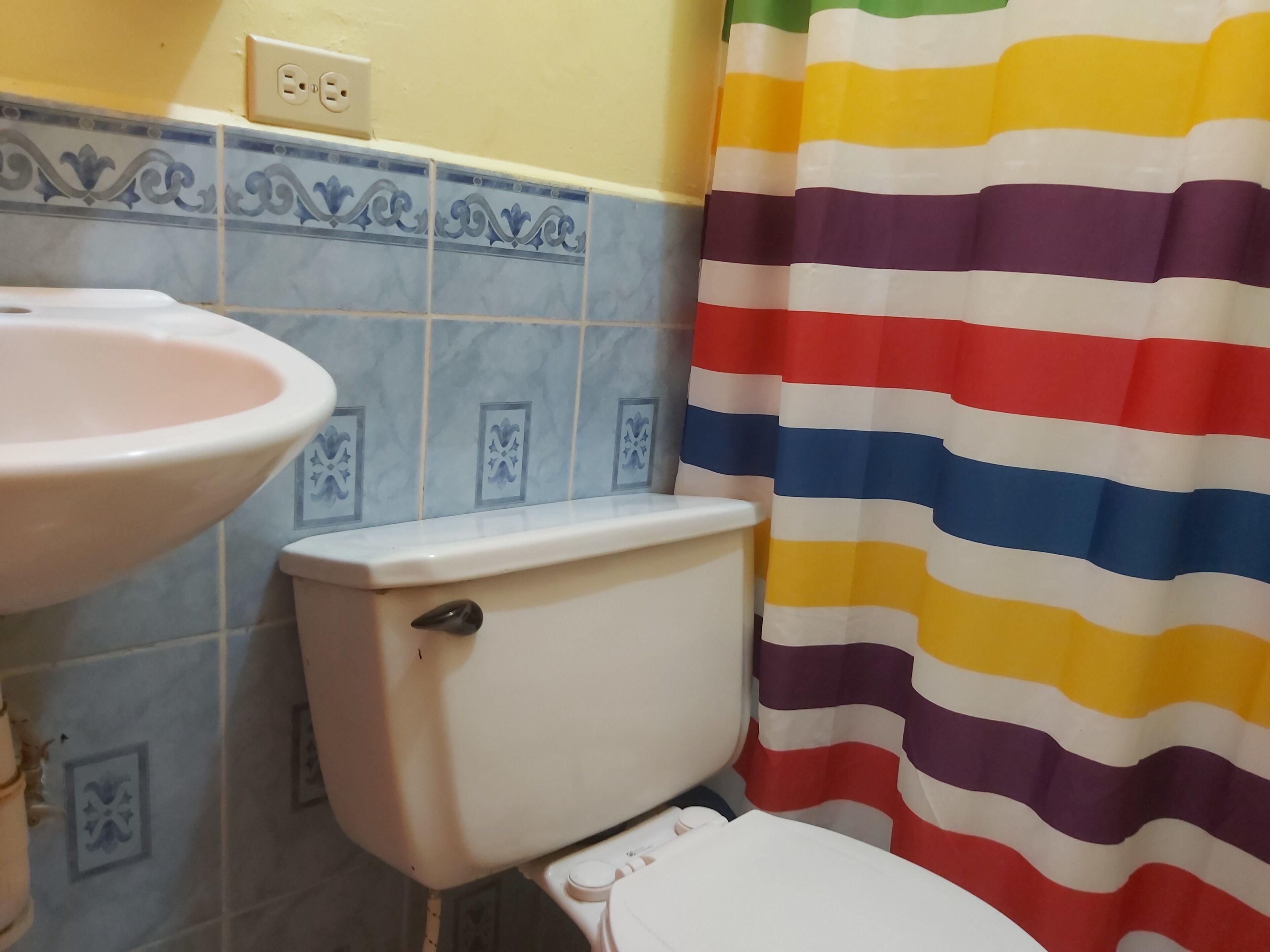 Single Room | Bathroom | Shower, towels, soap, toilet paper