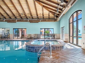 Indoor pool, outdoor pool