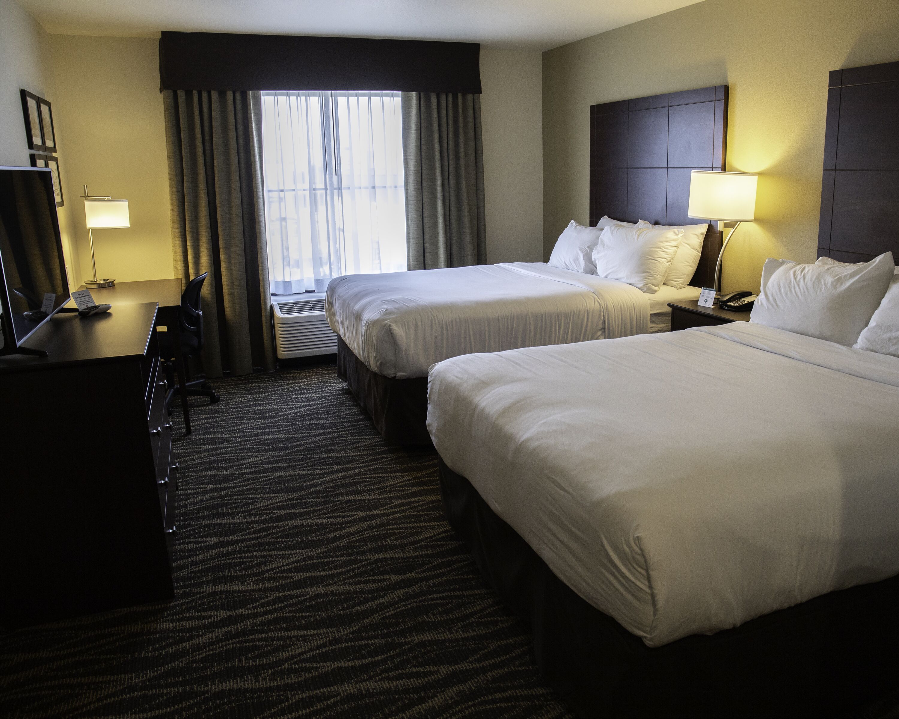 premium bedding, pillow-top beds, individually decorated