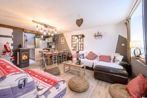 Living room - Homerez - Apt in Orcières – Mtn View. (Orcières)
