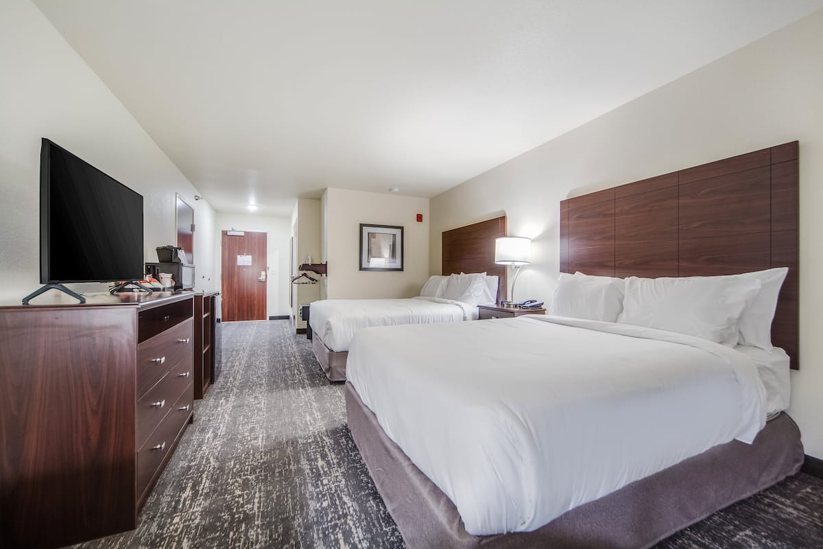 Pillow-top beds, in-room safe, desk, iron/ironing board