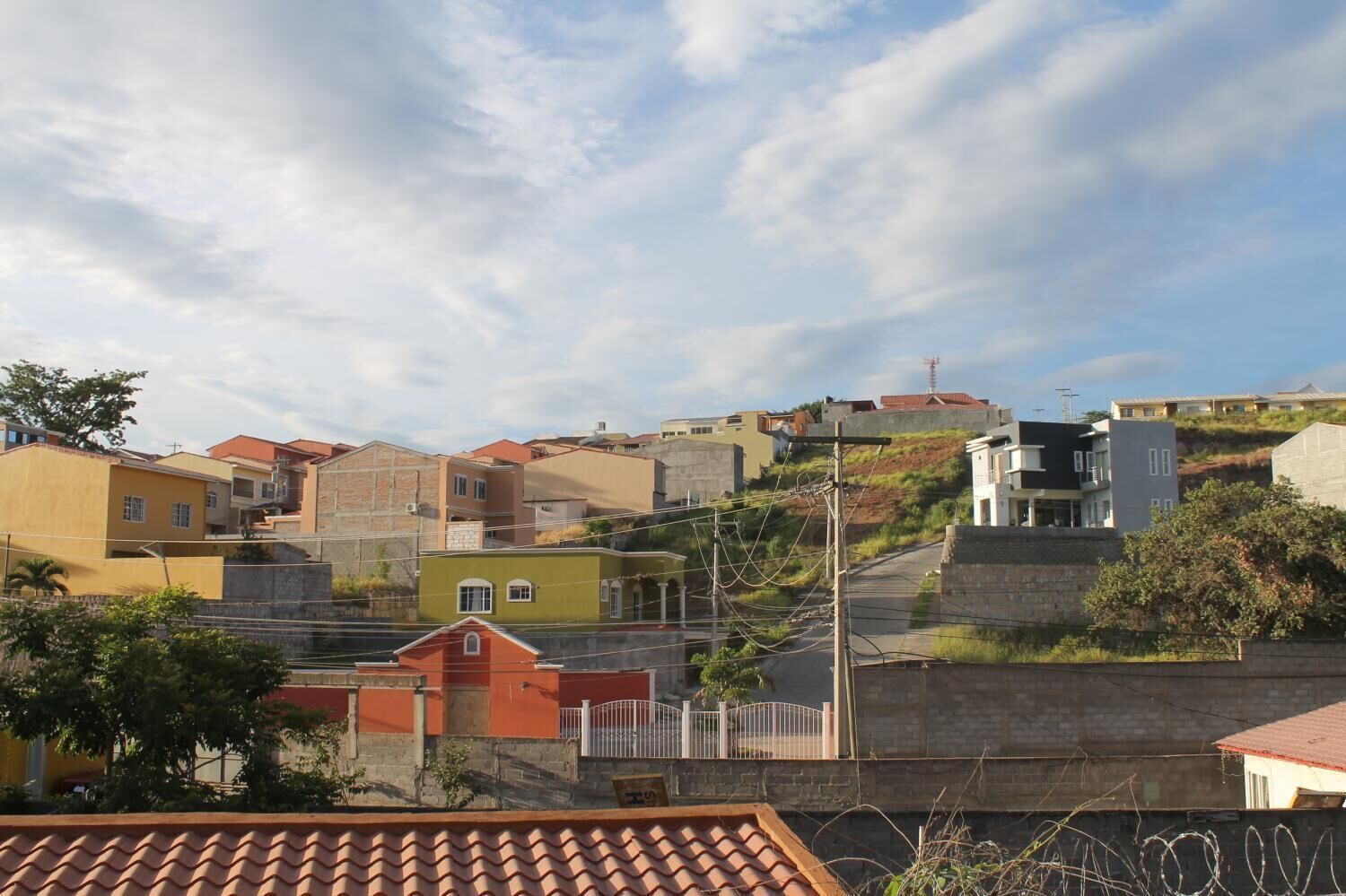 Vista desde la propiedad