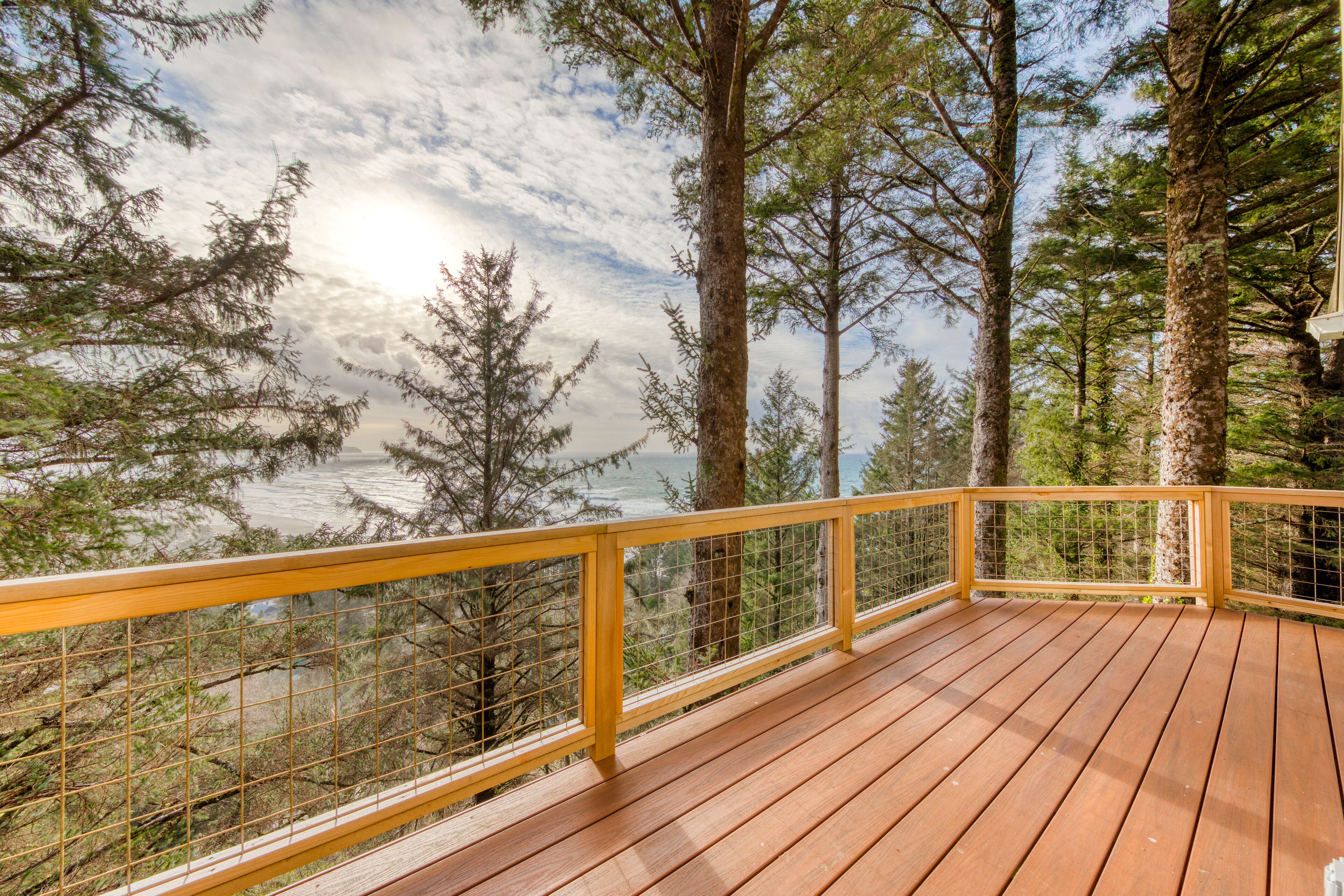 Dog-friendly house near the beach with ocean views, wood stove, & telescope