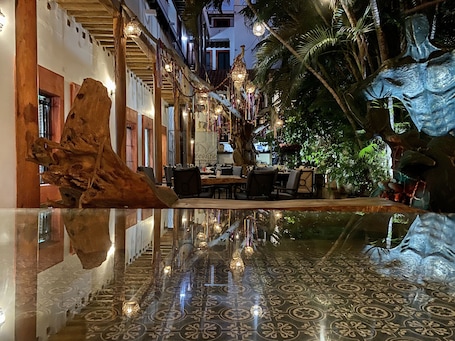 Detalle del interior. Hotel Raíces de Mar