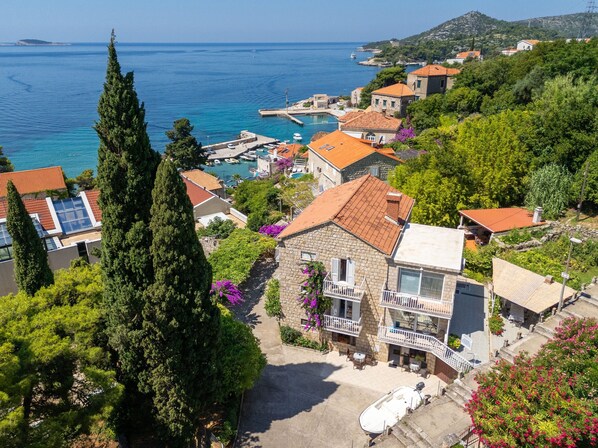 Exterior - Rooms Tupina by Paulina - Standard Double Room with Balcony and Sea View (Mlini)