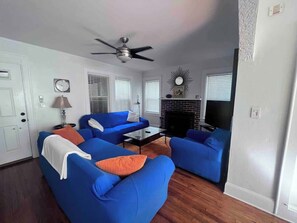 Smart-TV, peis og kontorer