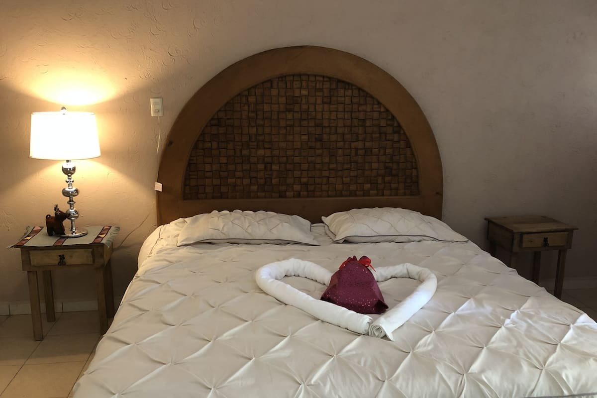 Blackout drapes, WiFi (free), bed sheets