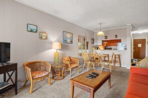 TV, fireplace, DVD player