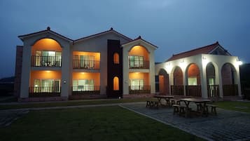 Front of property - evening/night