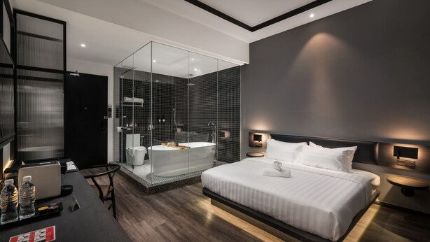 Habitación Deluxe doble, bañera
