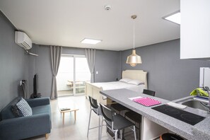Studiolejlighed (13 pyeong) | Gratis Wi-Fi, sengetøj