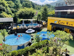 Seasonal outdoor pool