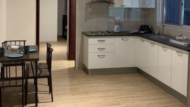 Comfort-lejlighed | Privat køkken | Køleskab, mikrobølgeovn, kogeplade, elkedel