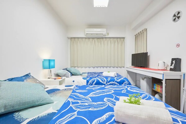 ห้องพัก (FC HOUSE Shibuya No.4) | พื้นที่ทำงานแบบใช้แล็ปท็อป, เตารีด/โต๊ะรีดผ้า, Wi-Fi ฟรี, ผ้าปูที่นอน