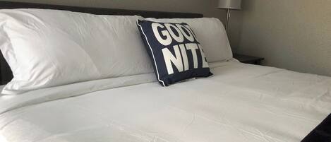 3 bedrooms, bed sheets