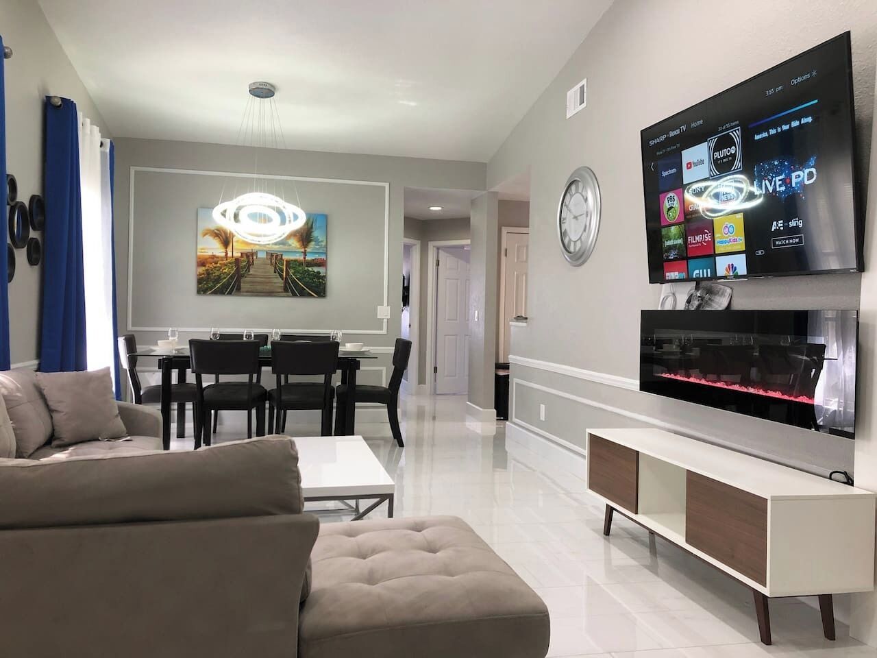 Hús (3 Bedrooms) | Stofa | Flatskjársjónvarp, arinn, Netflix, myndstreymiþjónustur