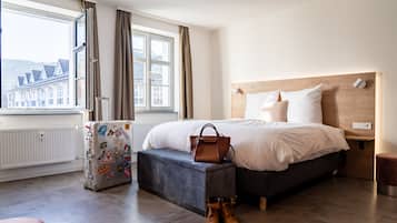 Habitación doble Grand | Ropa de cama hipoalergénica y escritorio