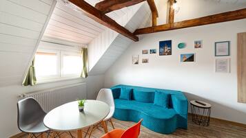 Familien-Suite | Hochwertige Bettwaren, Betten mit Memory-Foam-Matratzen, Minibar