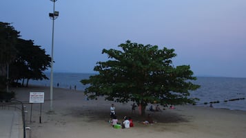 On the beach