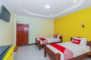Standard Twin Room | WiFi (free), bed sheets - OYO 628 Dao Krajang (Phetchaburi)