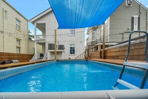 Pool - Luxe 3BR on Magazine St with private pool & patio. Sleeps 6, walk to cafés, near FQ & Superdome. (New Orleans)