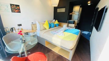 1 phòng ngủ, két bảo mật tại phòng, bàn