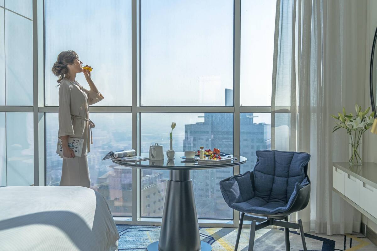 superior room, 2 single beds, city view | 1 bedroom, minibar, in-room safe, desk