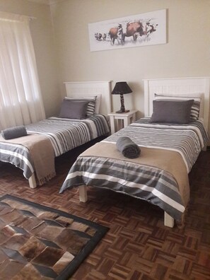 4 bedrooms, in-room safe, iron/ironing board, WiFi