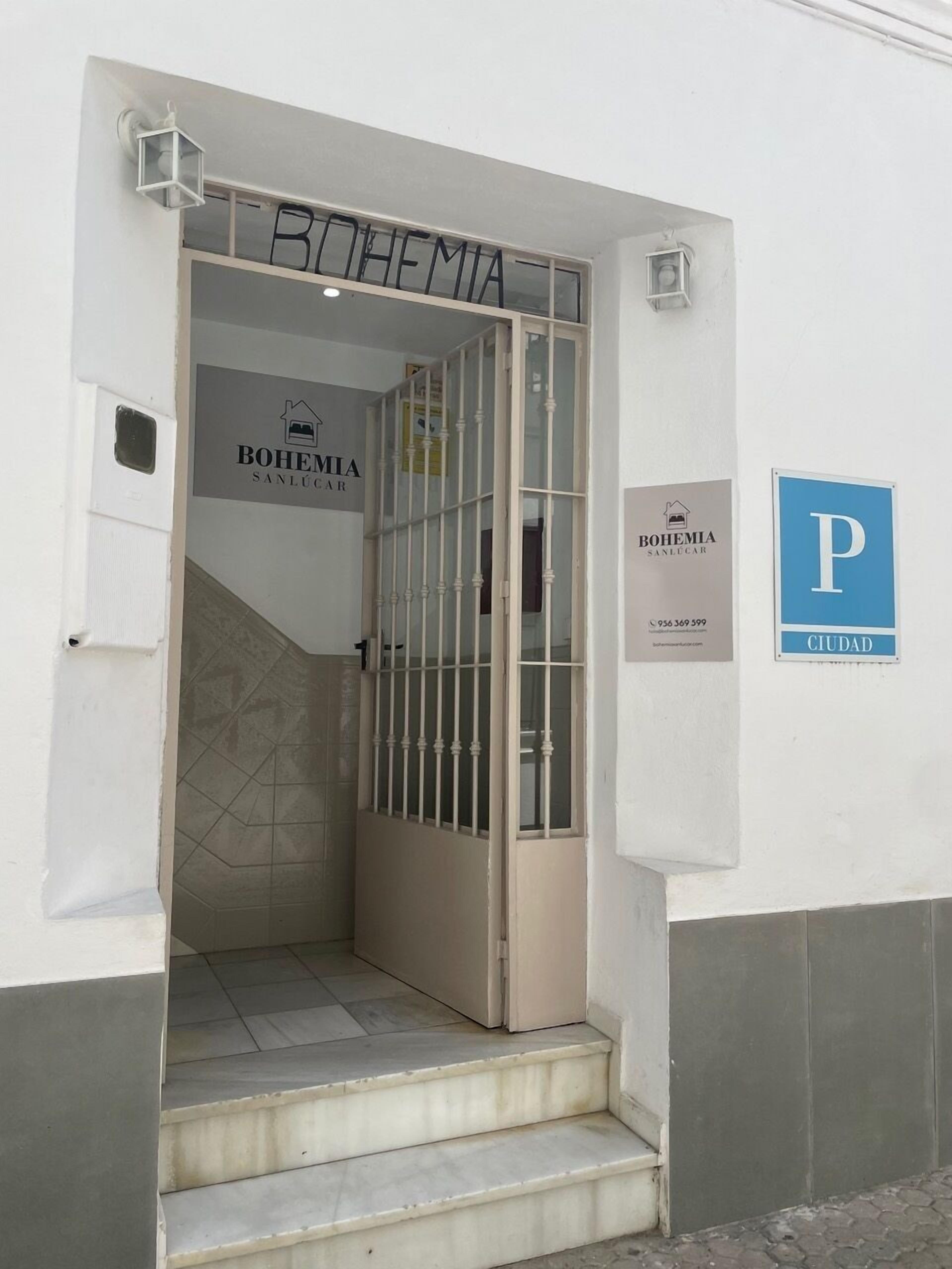 Overnatningsstedets facade