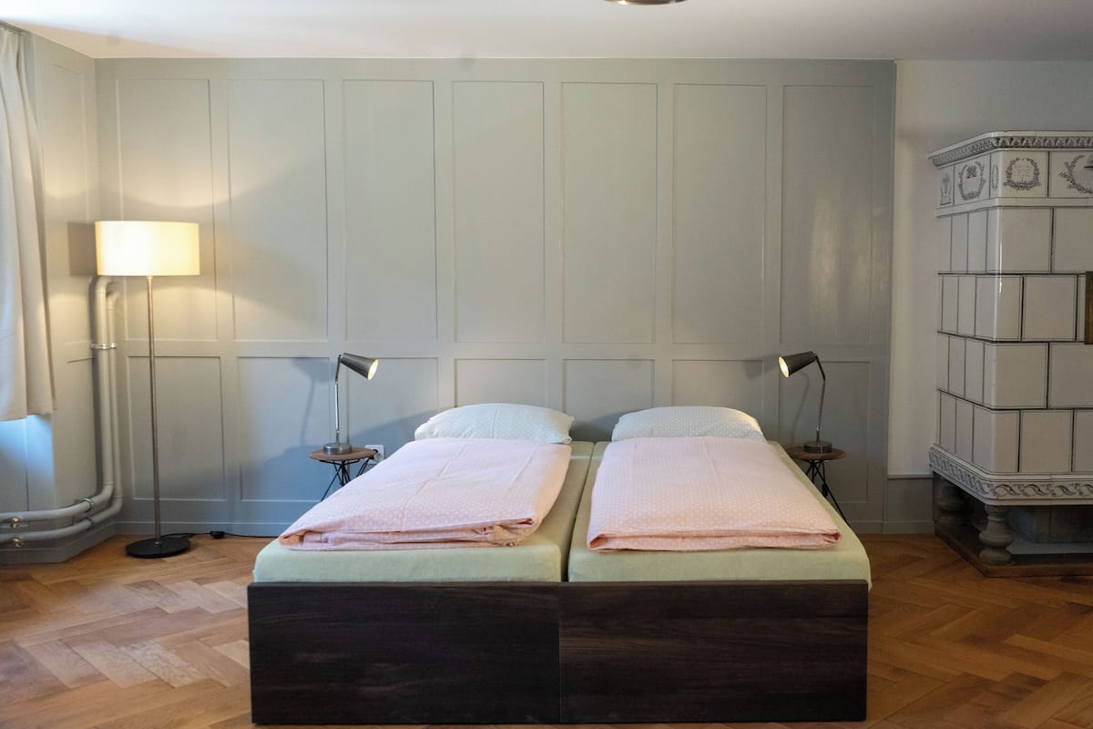 Quadruple Room, Private Bathroom (museum entrance included) | Living area