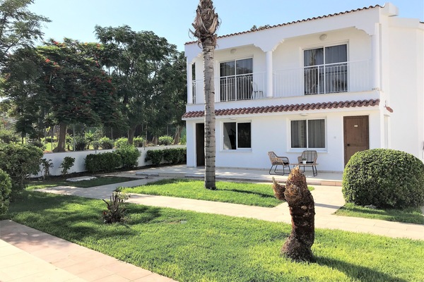 Front side of townhouse