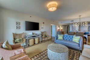 Ferienhaus, Mehrere Betten (Apartment) | Wohnzimmer