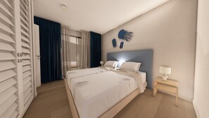 3 bedrooms, in-room safe, iron/ironing board, free WiFi - Vistamar IV frontline sea Apt. in a prime location in Puerto Pollensa (Puerto Pollensa)