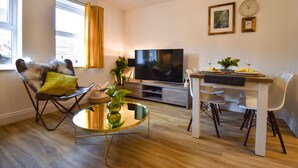 Boutique One Bedroom Apartment | Living area