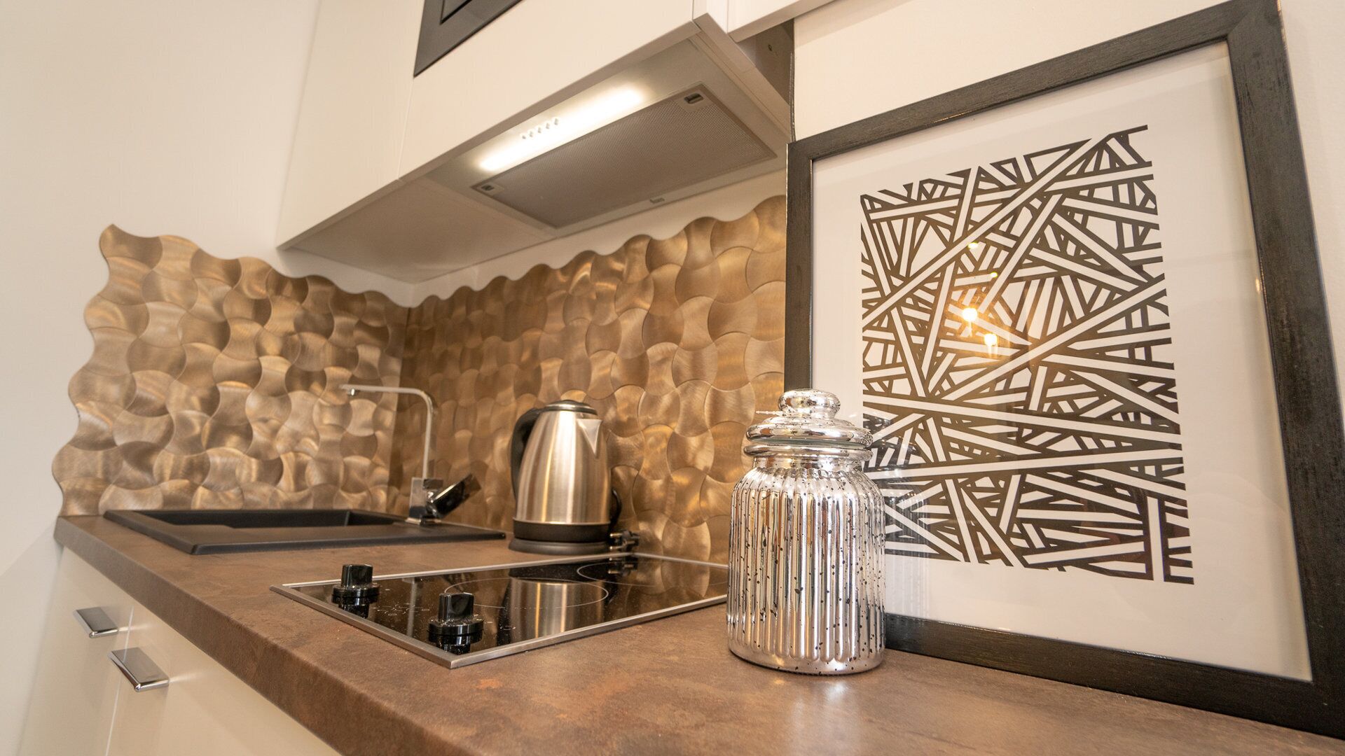 Apartment, 1 Bedroom | Private kitchenette | Fridge, microwave, stovetop, dishwasher