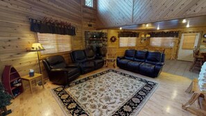 TV, fireplace, DVD player, offices