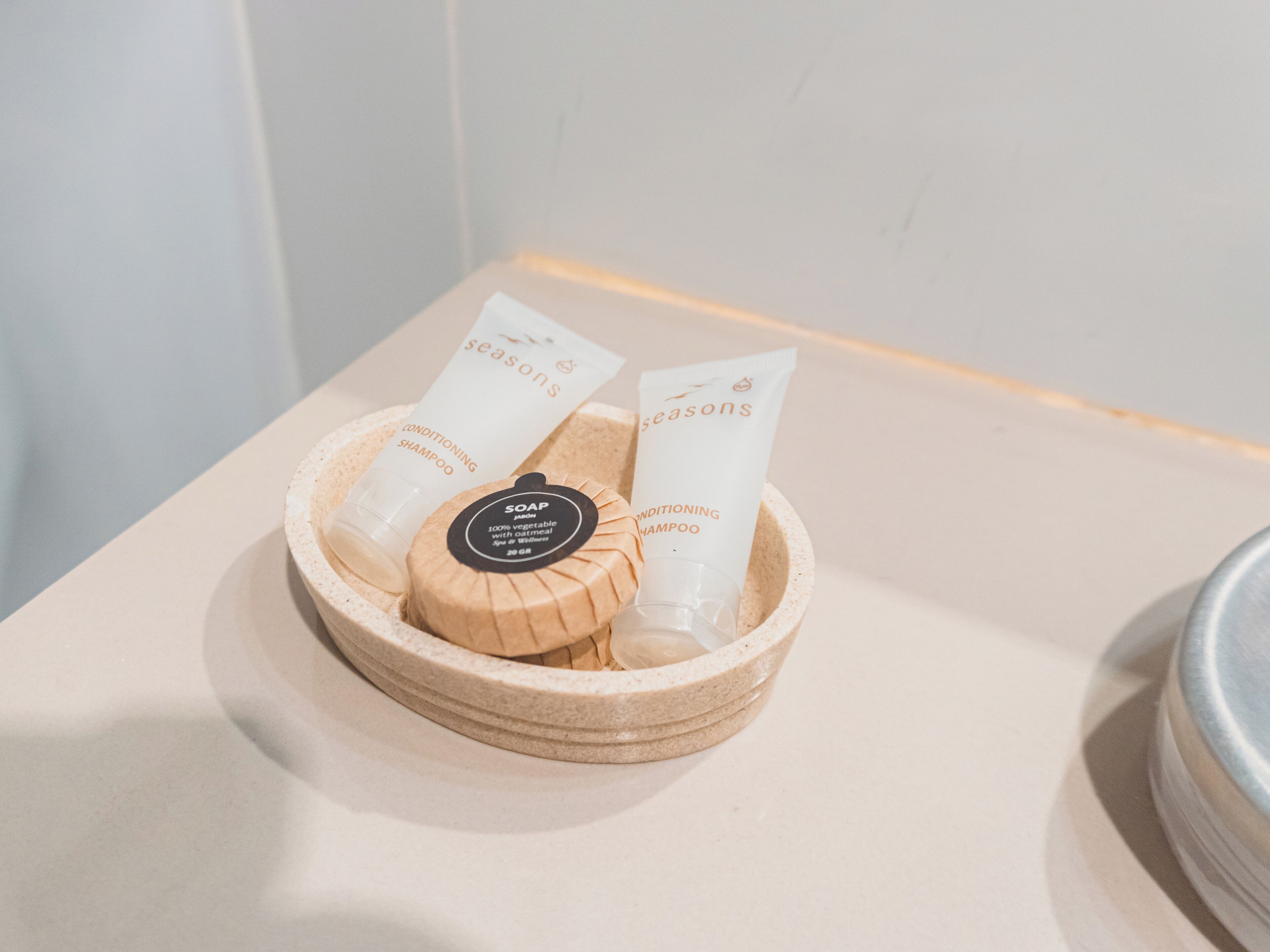 economy double room | bathroom | shower, hair dryer, towels, soap