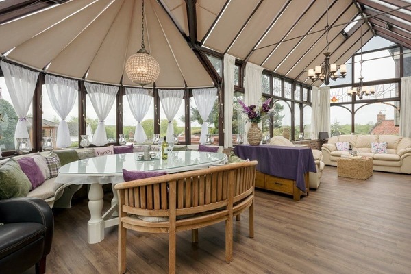 Luxury Villa | Living area | Flat-screen TV, fireplace