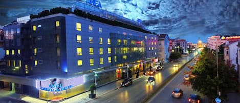 Front of property - evening/night