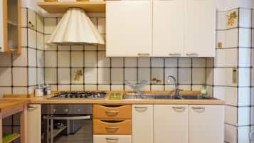 Stovetop, electric kettle, cookware/dishes/utensils