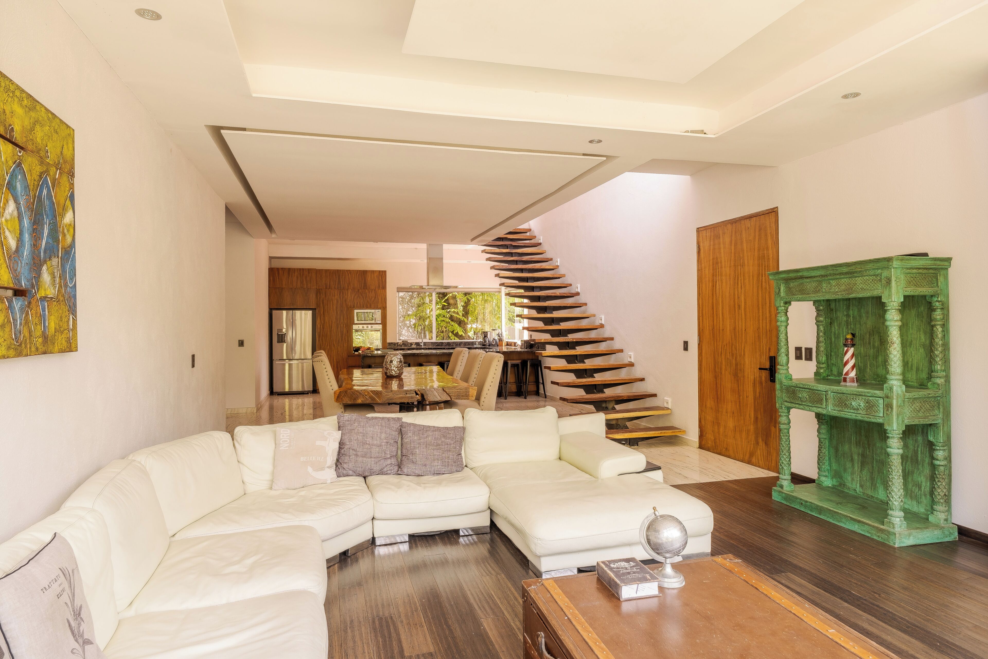 luxury cottage | living area | 55-inch smart tv with digital channels, netflix, streaming services