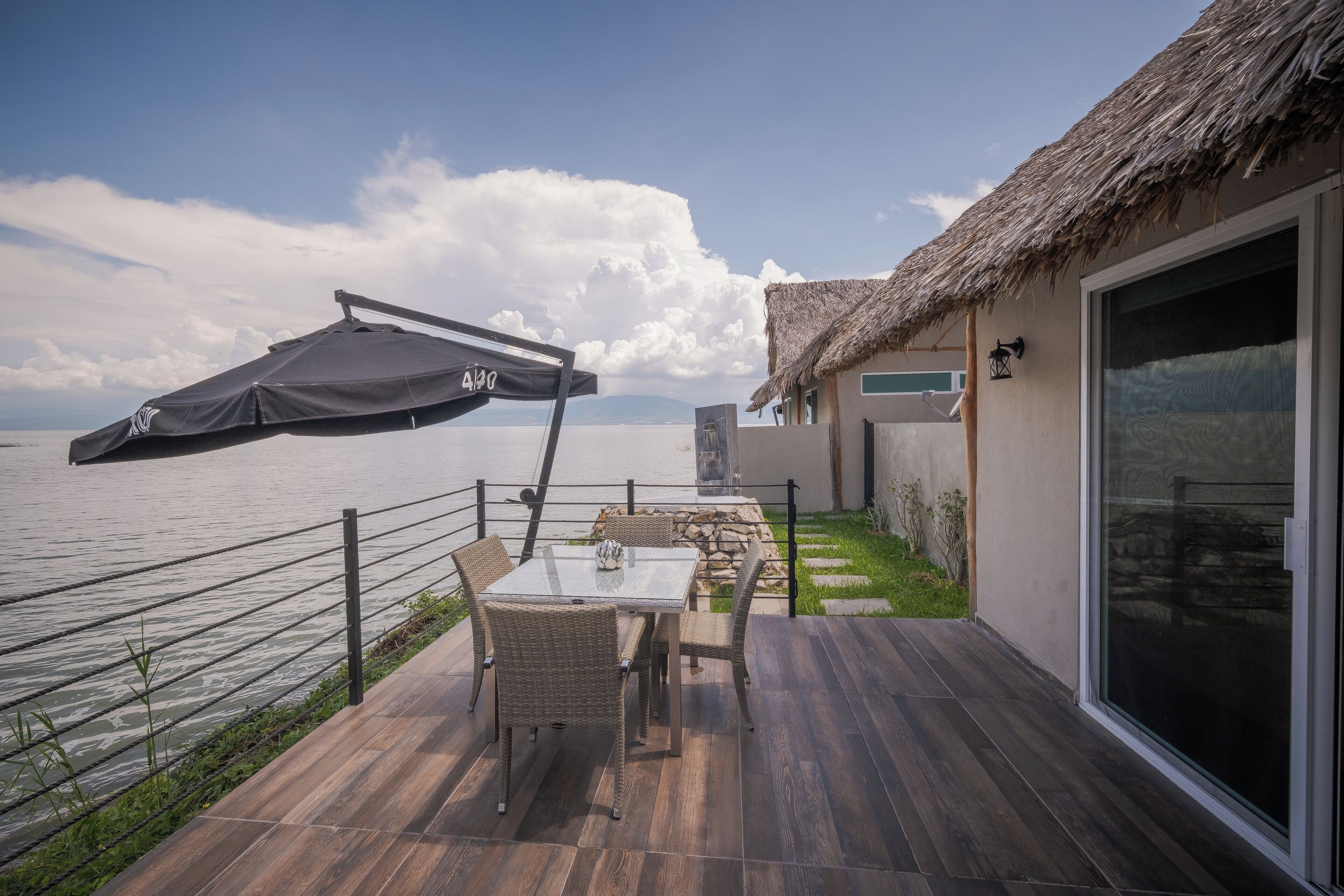 Cabane Panoramique, vue lac | Terrasse/Patio