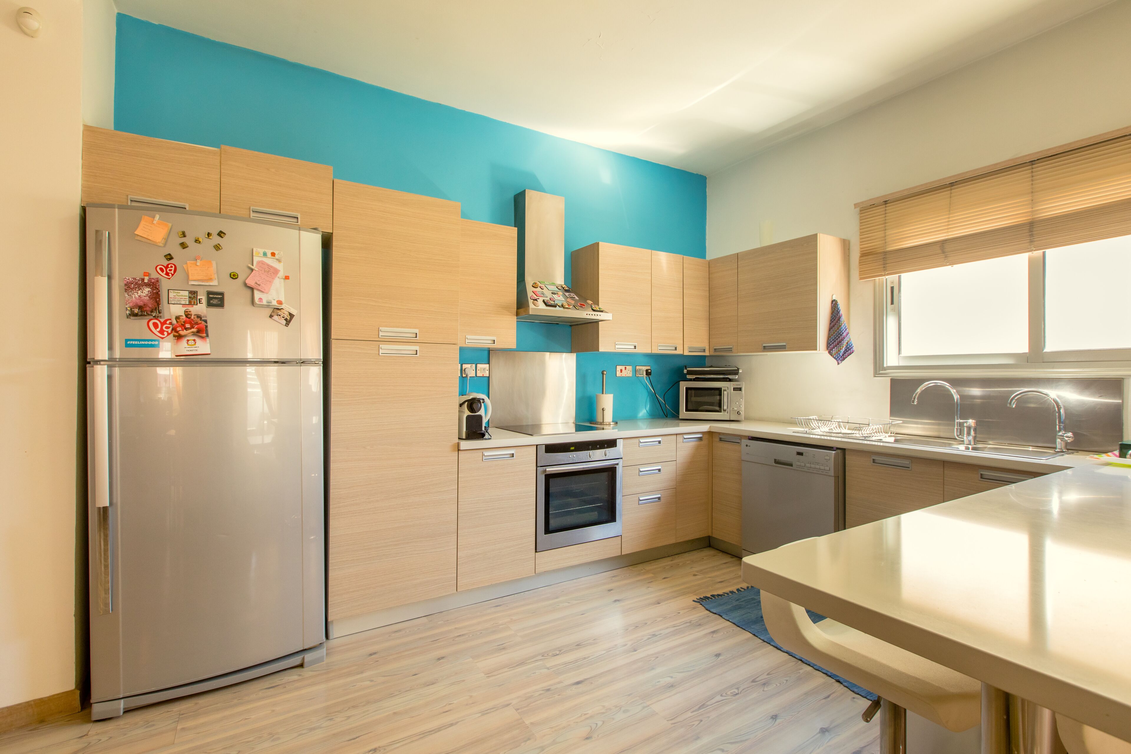 Standard Apartment | Private kitchen | Full-size fridge, microwave, oven, stovetop