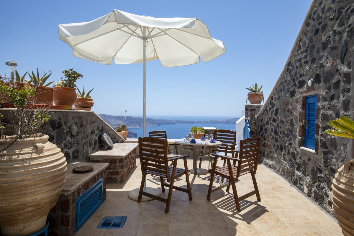 Traditional Apartment, 1 Bedroom, Sea View (Adam & Eve) | Terrace/patio